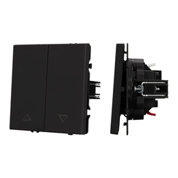 Фото #1 товара Механизм выключателя управления шторами SWT-NOBE-MKR2-SFPL-BK (230V, 10A) (Arlight, -)