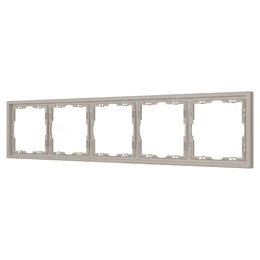 Фото #1 товара Рамка пластиковая FRM-NOBE-SFPL-5-CA (Arlight, Кашемир)