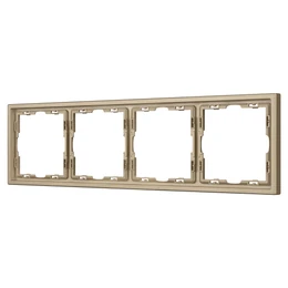 Фото #1 товара Рамка пластиковая FRM-NOBE-SFPL-4-GD (Arlight, -)