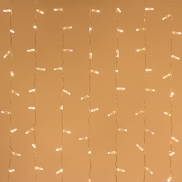 Фото #1 товара Светодиодная гирлянда ARD-CURTAIN-CLASSIC-2000x9000-CLEAR-2200LED Warm (230V, 120W) (Ardecoled, IP65)