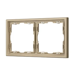 Фото #1 товара Рамка пластиковая FRM-NOBE-SFPL-2-GD (Arlight, -)