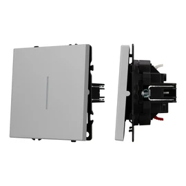 Фото #1 товара Механизм выключателя одноклавишный проходной LED SWT-NOBE-MKP1-SFPL-L-IS (230V, 10A) (Arlight, Никель)