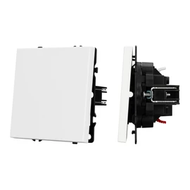 Фото #1 товара Механизм выключателя одноклавишный проходной SWT-NOBE-MKP1-SFPL-WH (230V, 10A) (Arlight, -)