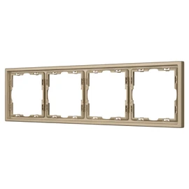 Фото #1 товара Рамка пластиковая FRM-NOBE-SFPL-4-GD (Arlight, -)