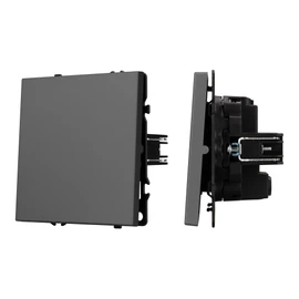 Фото #1 товара Механизм выключателя одноклавишный перекрёстный SWT-NOBE-MKX1-SFPL-GR (230V, 10A) (Arlight, -)