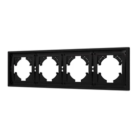 Фото #1 товара Рамка пластиковая FRM-TENDO-SFPL-4-BK (Arlight, -)