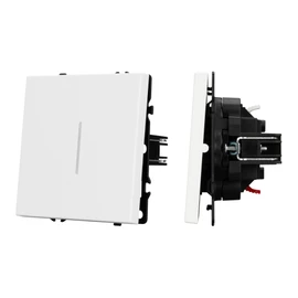 Фото #1 товара Механизм выключателя одноклавишный непроходной LED SWT-NOBE-MK01-SFPL-L-WH (230V, 10A) (Arlight, -)