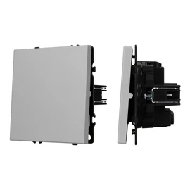 Фото #1 товара Механизм выключателя одноклавишный перекрёстный SWT-NOBE-MKX1-SFPL-IS (230V, 10A) (Arlight, Никель)