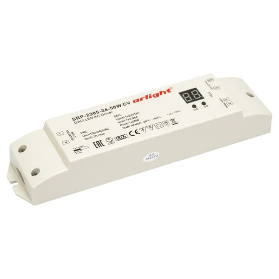 Фото товара Диммер DALI-SRP-2305-24-50W-CV (220V, 24V, 50W) (Arlight, Пластик)