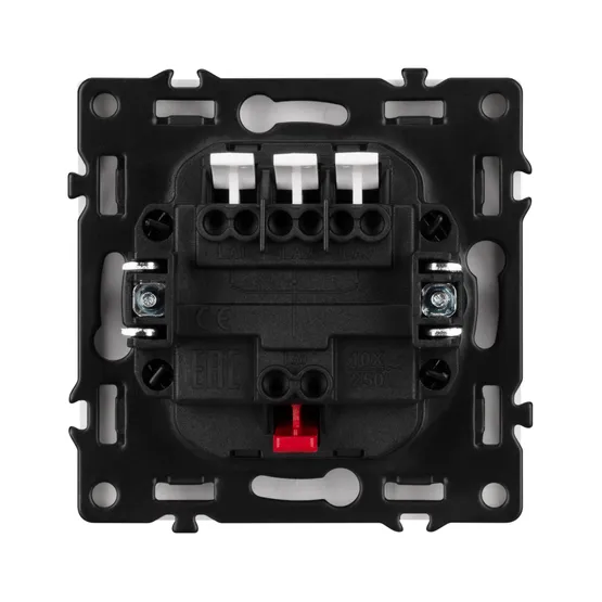 Фото #3 товара Механизм выключателя трехклавишный непроходной SWT-NOBE-MK03-SFPL-WH (230V, 10A) (Arlight, Белый кварц)