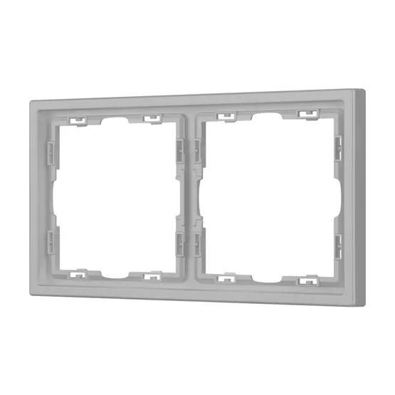 Фото #1 товара Рамка пластиковая FRM-NOBE-SFPL-2-IS (Arlight, Никель)