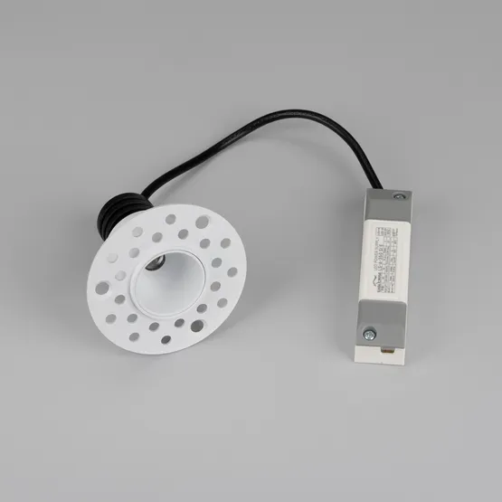 Фото #2 товара Светильник MS-INVISIO-TRIMLESS-R35-5W Warm2700 (WH-WH, 36 deg, 230V) (Arlight, IP54 Металл, 5 лет)