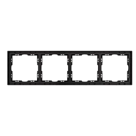 Фото #3 товара Рамка пластиковая FRM-NOBE-SFPL-4-BK (Arlight, -)