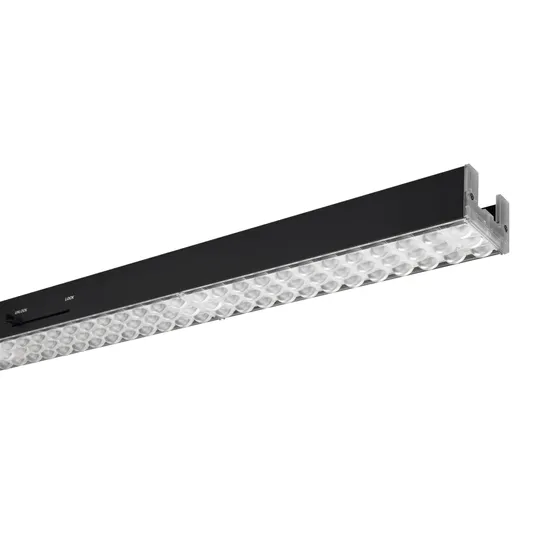 Фото #1 товара Светильник LGD-LUNGO-4TR-L1500-51W-75W Warm3000 (Черный, двойной асимметричный 2х20 deg, 230V) (Arlight, IP20 Металл, 5 лет)