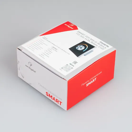 Фото #4 товара Панель SMART-P20-MIX-G-IN Black (12-24V, 4x3A, Rotary, 2.4G) (Arlight, IP20 Пластик, 5 лет)