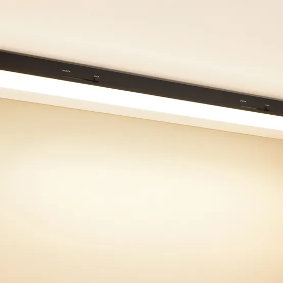 Фото #2 товара Светильник LGD-LUNGO-4TR-L1500-70W-100W Warm3000 (Черный, 120 deg, 230V) (Arlight, IP20 Металл, 5 лет)