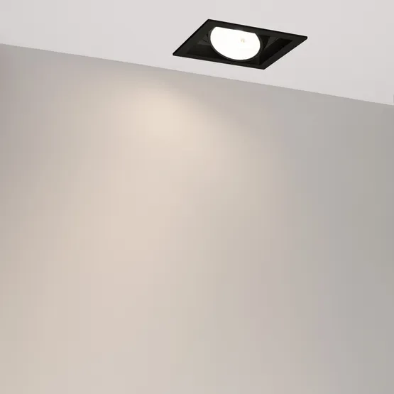 Фото #2 товара Светильник MS-VORTEX-BUILT-S140x140-30W Day4000 (BK-BK, 50 deg, 230V) (Arlight, IP20 Металл, 5 лет)