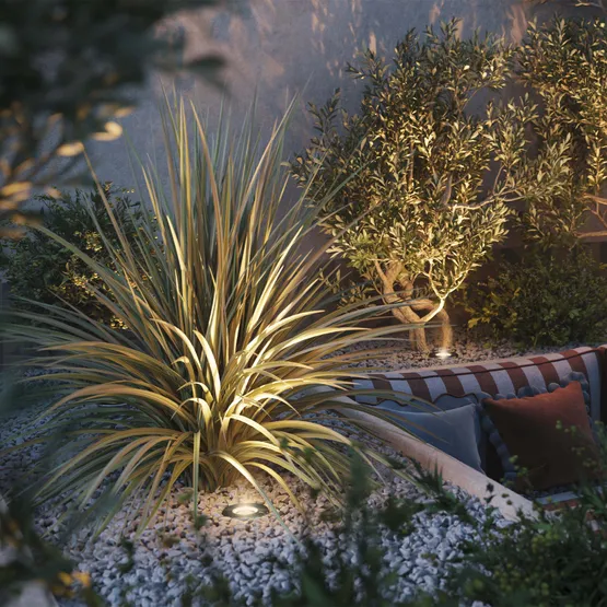 Фото #2 товара Светильник LTD-DAFNA-GROUND-R100-6W Warm3000 (SL, 35 deg, 230V) (Arlight, IP67 Металл, 5 лет)