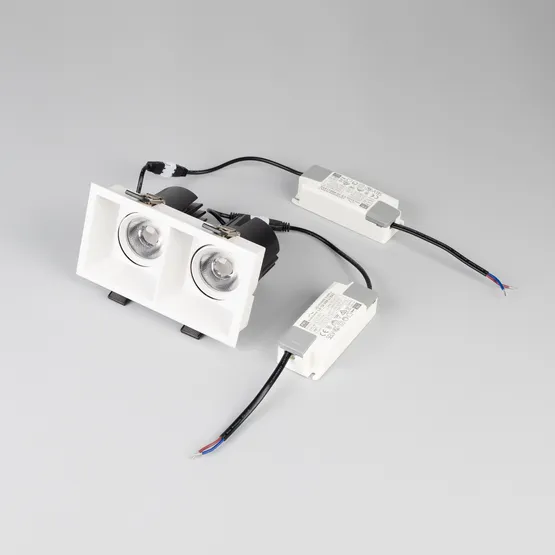 Фото #7 товара Светильник MS-FLOW-BUILT-S157x85-2x12W Day4000 (WH, 15 deg, 230V) (Arlight, IP20 Металл, 5 лет)