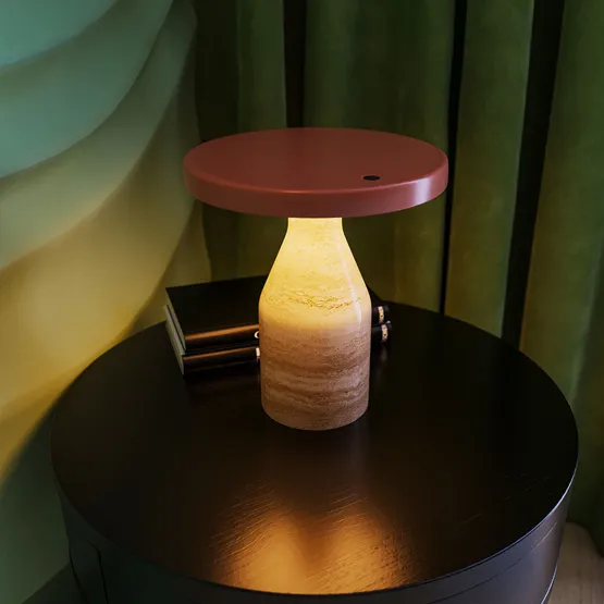 Фото #10 товара Светильник SP-CROOD-TAB-R22.5x24-7W Warm3200-MIX (RD-BRG, 140 deg, 230V) (Arlight, IP20, Травертин, 5 лет)