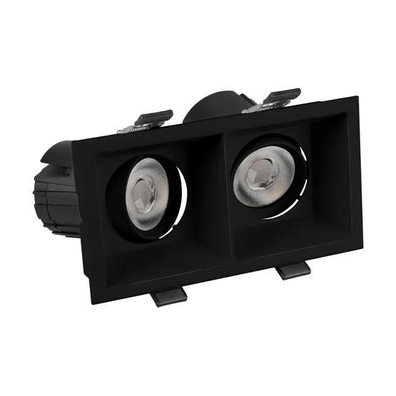 Фото #4 товара Светильник MS-FLOW-BUILT-S157x85-2x12W Day4000 (BK, 15 deg, 230V) (Arlight, IP20 Металл, 5 лет)