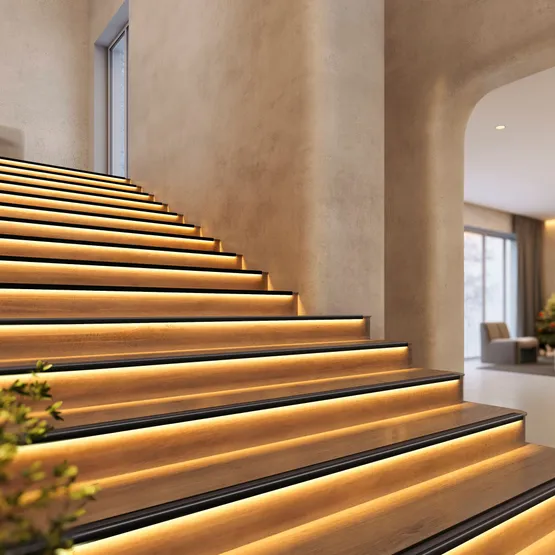 Фото #4 товара Профиль STAIR-W60-2000 ANOD BLACK (Arlight, Алюминий)