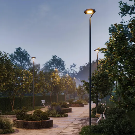 Фото #3 товара Светильник ALT-DEKKEL-50W Warm3000 (BK, 145x40 deg, 230V) (Arlight, IP65 Металл, 5 лет)