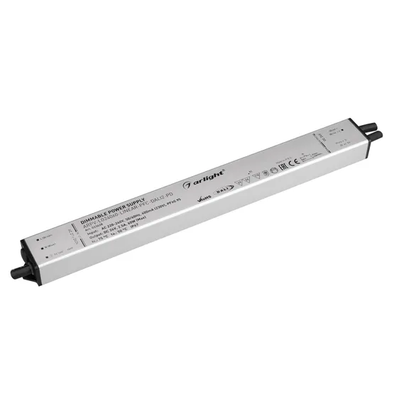 Фото #1 товара Блок питания ARPV-LG24060-LINEAR-PFC-DALI2-PD (24V, 2.5A, 60W) (Arlight, IP67 Металл, 5 лет)