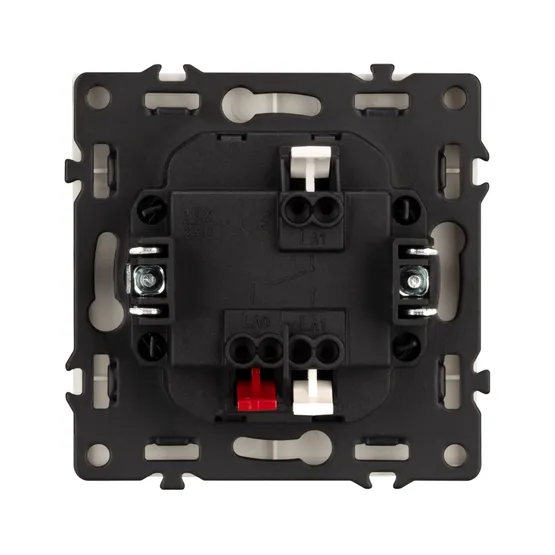 Фото #3 товара Механизм выключателя одноклавишный проходной LED SWT-NOBE-MKP1-SFPL-L-GD (230V, 10A) (Arlight, -)