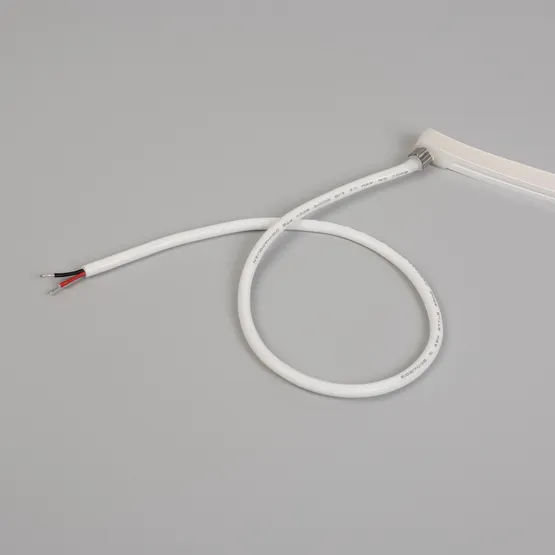 Фото #2 товара Светодиодная лента герметичная MOONLIGHT-3D-X544-10x10mm 24V Warm3000 (8 W/m, IP67, 5m, wire x1) (Arlight, Вывод боковой, 3 года)