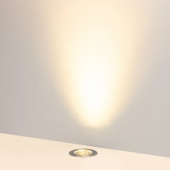 Фото #2 товара Светильник LTD-DAFNA-GROUND-R130-11W Warm3000 (SL, 35 deg, 230V) (Arlight, IP67 Металл, 5 лет)