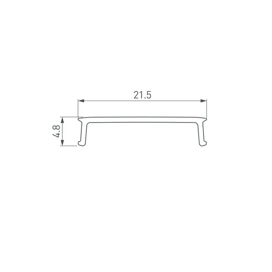 Фото #2 товара Экран FANTOM-W23-2000 OPAL (Arlight, Пластик)