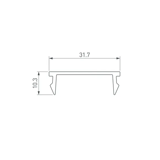 Фото #2 товара Экран LINE-S-W32-2000 OPAL (Arlight, Пластик)