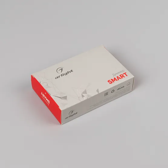Фото #2 товара INTELLIGENT ARLIGHT Диммер SMART-PWM-101-73-DIM-PD-SUF Black (12-48V, 1x20A, 2.4G) (IARL, IP20 Металл, 5 лет)