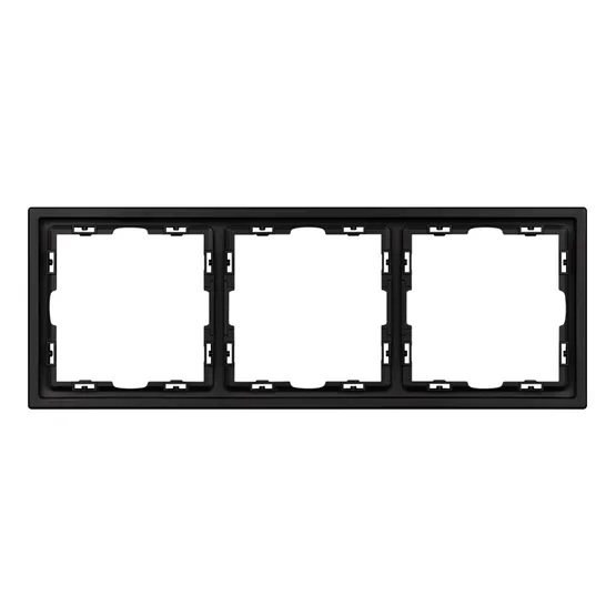 Фото #3 товара Рамка пластиковая FRM-NOBE-SFPL-3-BK (Arlight, -)