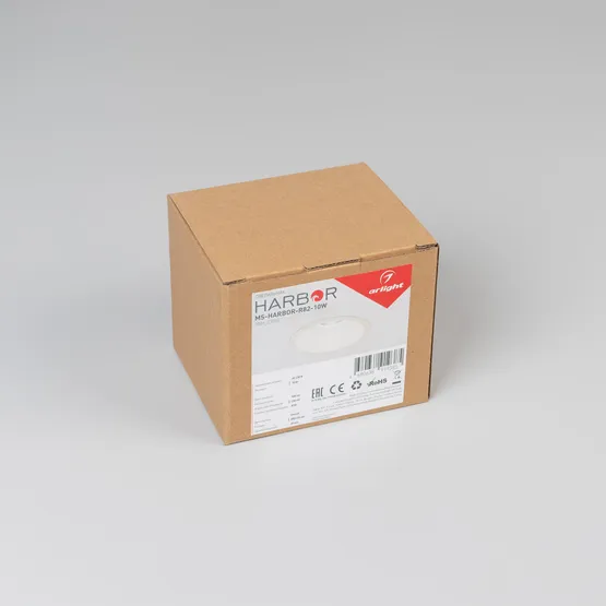 Фото #6 товара Светильник MS-HARBOR-R82-10W Warm2700 (WH, 24 deg, 230V) (Arlight, IP20 Металл, 5 лет)