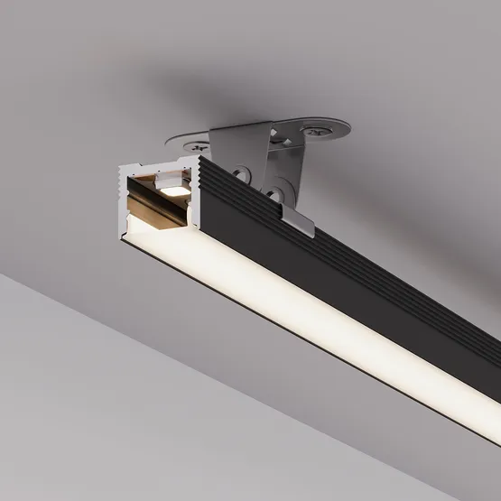 Фото #4 товара Профиль SL-SLIM-H13M-2000 BLACK (BY) (Arlight, Алюминий)