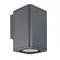 Минифото #1 товара Светильник LGD-EVO-WALL-S100x100-12W Warm3000 (GR, 44 deg, 230V) (Arlight, IP54 Металл, 3 года)