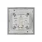 Минифото #3 товара INTELLIGENT ARLIGHT Кнопочная панель DALI-201-23-1G-2SC-MIX-DT8-IN Silver (BUS, Frame) (IARL, IP20 Металл, 3 года)