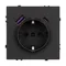 Минифото #2 товара Механизм розетки с USB зарядкой SCT-NOBE-MUAC-SFPL-BK (230V, 16A) (Arlight, -)
