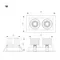 Минифото #3 товара Светильник MS-VORTEX-BUILT-S250x140-2x30W Day4000 (WH-WH, 50 deg, 230V) (Arlight, IP20 Металл, 5 лет)