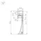 Минифото #3 товара Профиль PLINTUS-H54-2000 BLACK (Arlight, Алюминий)