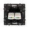 Минифото #3 товара Механизм сдвоенной компьютерной розетки SCT-NOBE-MPC2-SFPL-GD (RJ-45, CAT6) (Arlight, -)