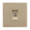 Минифото #4 товара ARL NOBE Розетка компьютерная софт-тач золотой песок SCT-MPC1-SFPL-GD (RJ-45, CAT6) (Arlight, -)